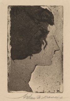 Profile, 1919. Creator: Arthur Davies