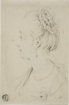 Profile Bust of Young Woman, n.d. Creator: Unknown