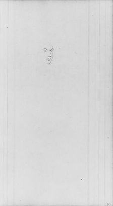 Profile (from Sketchbook), . Creator: John William Casilear