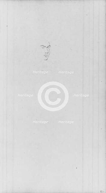 Profile (from Sketchbook), . Creator: John William Casilear.