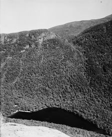 Profile Lake from head of Old Man of the Mountain, Franconia Notch, White Mountains, c1900. Creator: Unknown