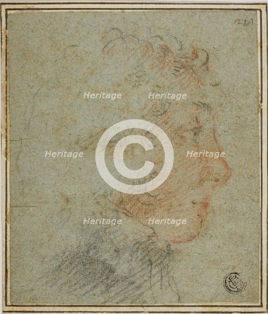 Profile of Young Man to Right, n.d. Creator: Unknown.