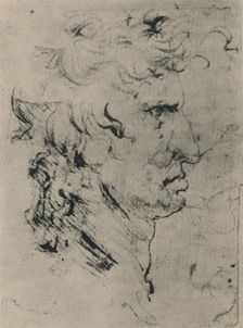 Profile of a Man to the Right c1480 (1945). Artist: Leonardo da Vinci