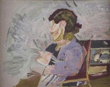 Profile of a Figure, 1941. Creator: Niels Larsen Stevns