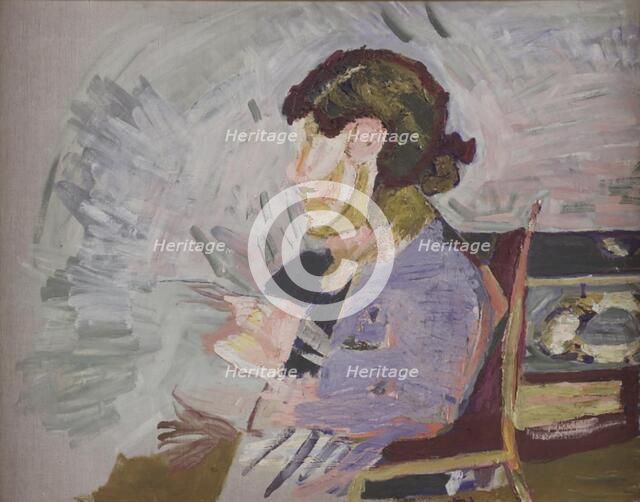 Profile of a Figure, 1941. Creator: Niels Larsen Stevns.