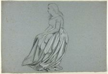 Profile of a Seated Woman, n.d. Creator: Henry Stacy Marks