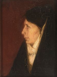 Profile of a Woman's Head, n.d. Creator: Henry Ossawa Tanner