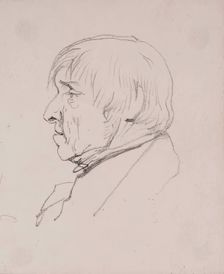 Profile of Man (head and shoulders), c1830s. Creator: John Phillip