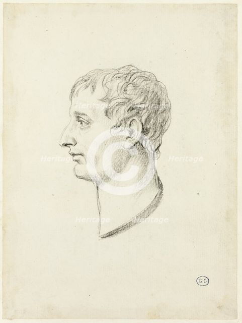 Profile of Napoleon, c. 1810. Creator: Jacques-Louis David.
