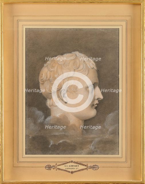 Profile of Napoléon I Bonaparte (1769-1821), 1812.