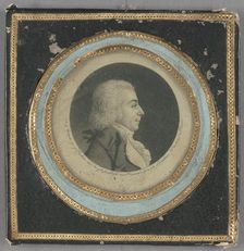 Profile portrait of a man with long hair, 1786-1796. Creator: Gilles Louis Chrétien