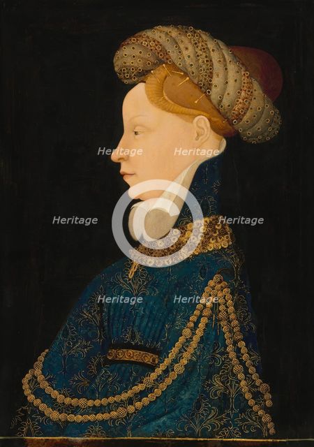 Profile Portrait of a Lady, c. 1410. Creator: Unknown.