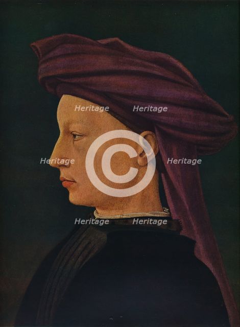 'Profile Portrait of a Young Man', c1425. Artist: Masaccio Tommaso.