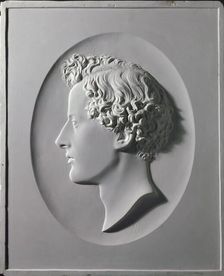 Profile portrait of John Everett Millais, c1854. Artist: Alexander Munro