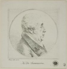Profile Portrait of Monsieur de Sommariva, c. 1820. Creator: Vivant Denon
