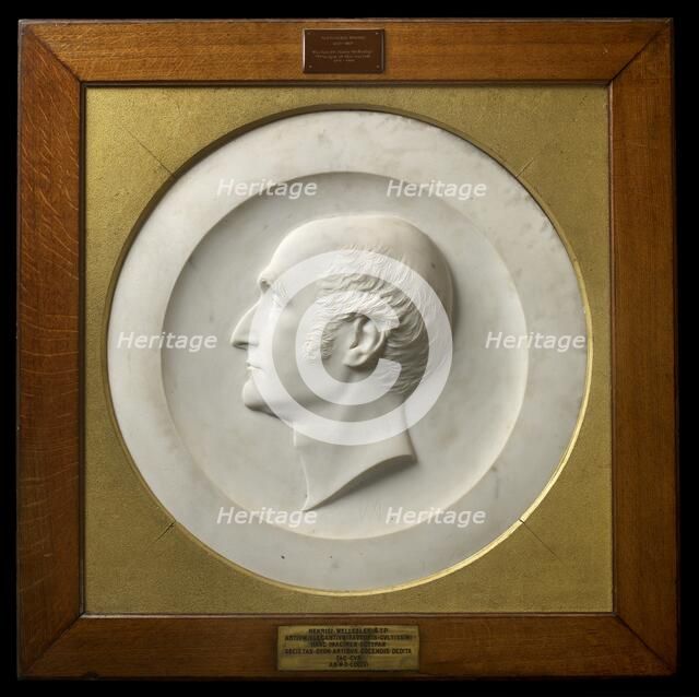 Profile portrait of Revd Dr Henry Wellesley, 1856. Artist: Alexander Munro.