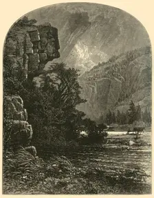 Profile Rock 1874. Creator: W. J. Linton