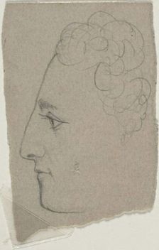 Profile Sketch, n.d. Creator: William Michael Harnett
