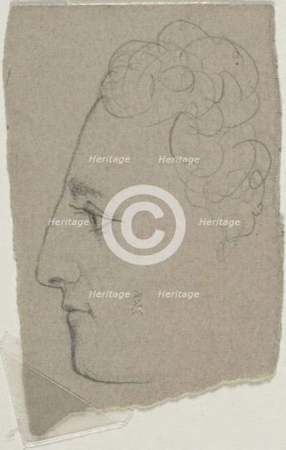 Profile Sketch, n.d. Creator: William Michael Harnett.