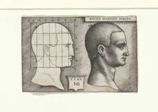 Profile study of a man's head, 1542. Creator: Beham, Hans Sebald (1500-1550)
