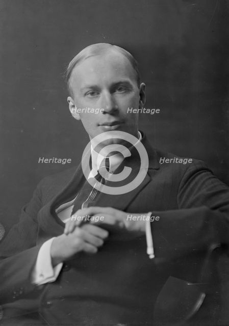 Prokofieff, portrait photograph, 1918 Sept. 27. Creator: Arnold Genthe.
