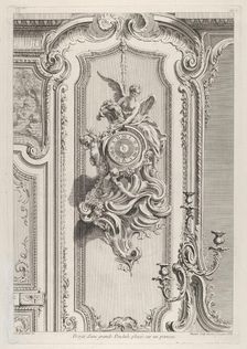 Projet d'une grande Pendule, from Oeuvre de Juste Aurele Meissonnier ca. 1742-48. Creator: Juste-Aurele Meissonier