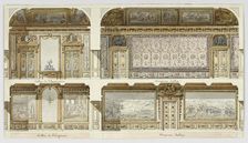 Projet de décors des appartements de l'Empereur et de l'Imperatrice au Château de Versailles. Creator: Gondoin (Gondouin), Jacques (1737-1818)