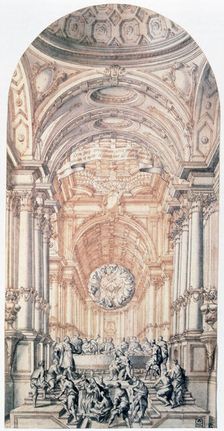 Project design for the Gospel City c1716-1756. Artist: Giuseppe Galli Bibiena