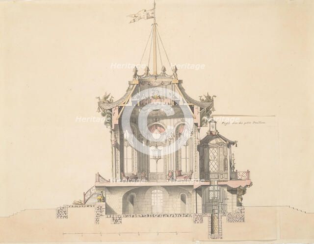 Project for a Chinese Pavillion, n.d.. Creator: Michel Barthelemy Hazon.