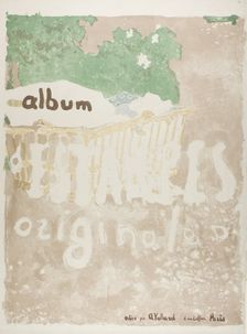 Project for a Cover of a Printed Portfolio, c. 1899. Creator: Edouard Vuillard