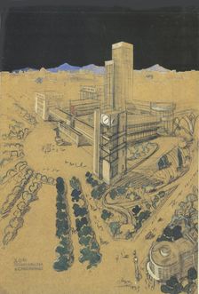Project for a government building in Samarkand, 1929