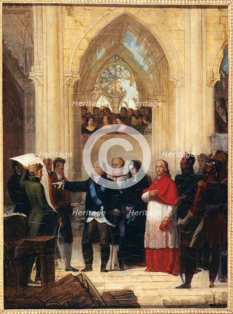 Project for a monument to the glory of the Duke of Berry, presented to Louis XVIII and..., circa 182 Creator: Unknown.