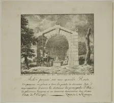 Project for a Shelter Along a Highway, June 1817. Creator: Jean-Antoine Alavoine