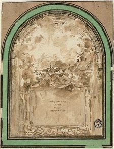 Project for the Ceiling of the Salle de Spectacle de Besancon, c. 1776. Creator: Claude Nicolas Ledoux
