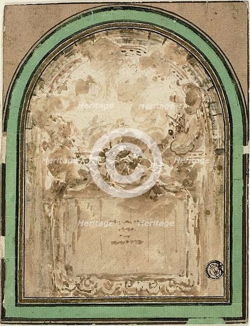 Project for the Ceiling of the Salle de Spectacle de Besancon, c. 1776. Creator: Claude Nicolas Ledoux.