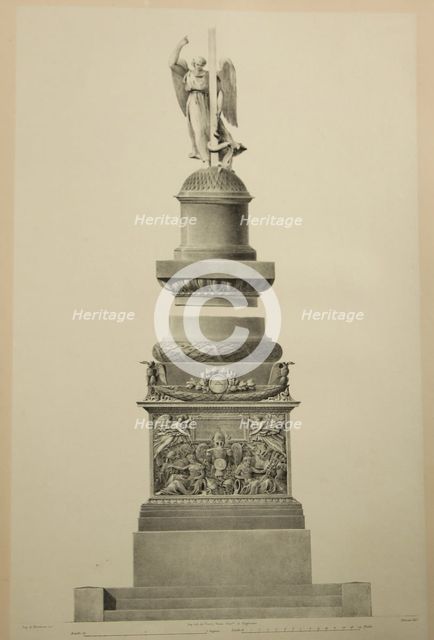 Project of the Monument Consecrated to the Memory of the Emperor Alexander I, 1829.