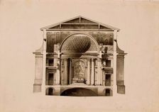 Project of the Maltese Chapel at the Vorontsov Palace in Saint Petersburg, 1798-1800
