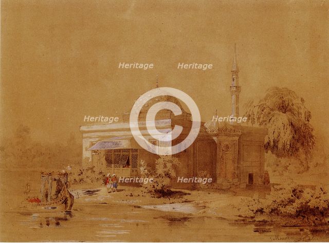Project of the Turkish Bath pavilion in Catherine Park of Tsarskoye Selo, c. 1850. Artist: Monighetti, Ippolit Antonovich (1819-1878)