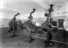 Projection box at the Odeon, Leicester Square, London, 1937. Artist: J Maltby