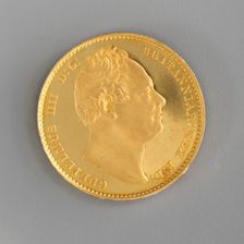 Proof sovereign of William IV, 1831. Creator: William Wyon