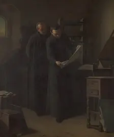 Proof Reading. Creator: Louis Jean Somers