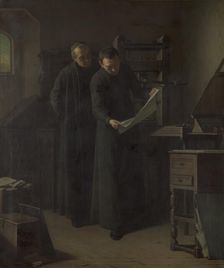 Proof Reading. Creator: Louis Jean Somers