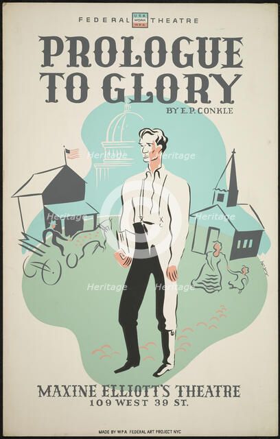 Prologue to Glory 1, New York, 1938. Creator: Unknown.