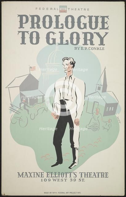 Prologue to Glory 2, New York, 1938. Creator: Unknown.