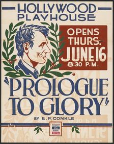 Prologue to Glory, Los Angeles, 1938. Creator: Unknown