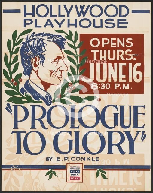 Prologue to Glory, Los Angeles, 1938. Creator: Unknown.