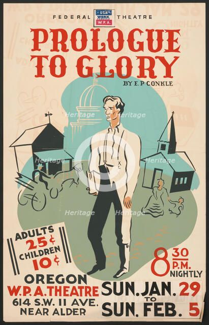 Prologue to Glory, Portland, OR, 1938. Creator: Unknown.