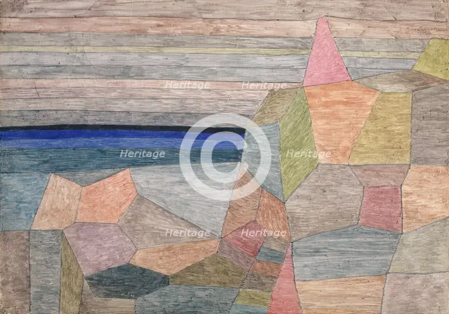 Promontorio Ph., 1933. Creator: Paul Klee.