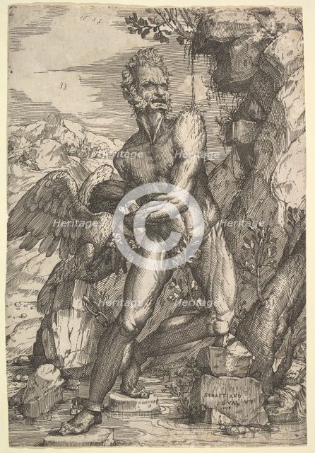 Prometheus, 1558. Creator: Sebastiano de Valentinis.