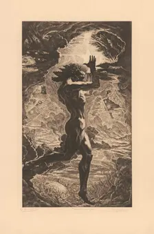 Prometheus, 1907. Creator: Jean Delville